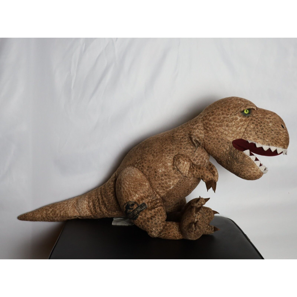 Jurassic World Park Brown Dinosaur T-Rex 28" Plush Stuffed Toy Animal Dino